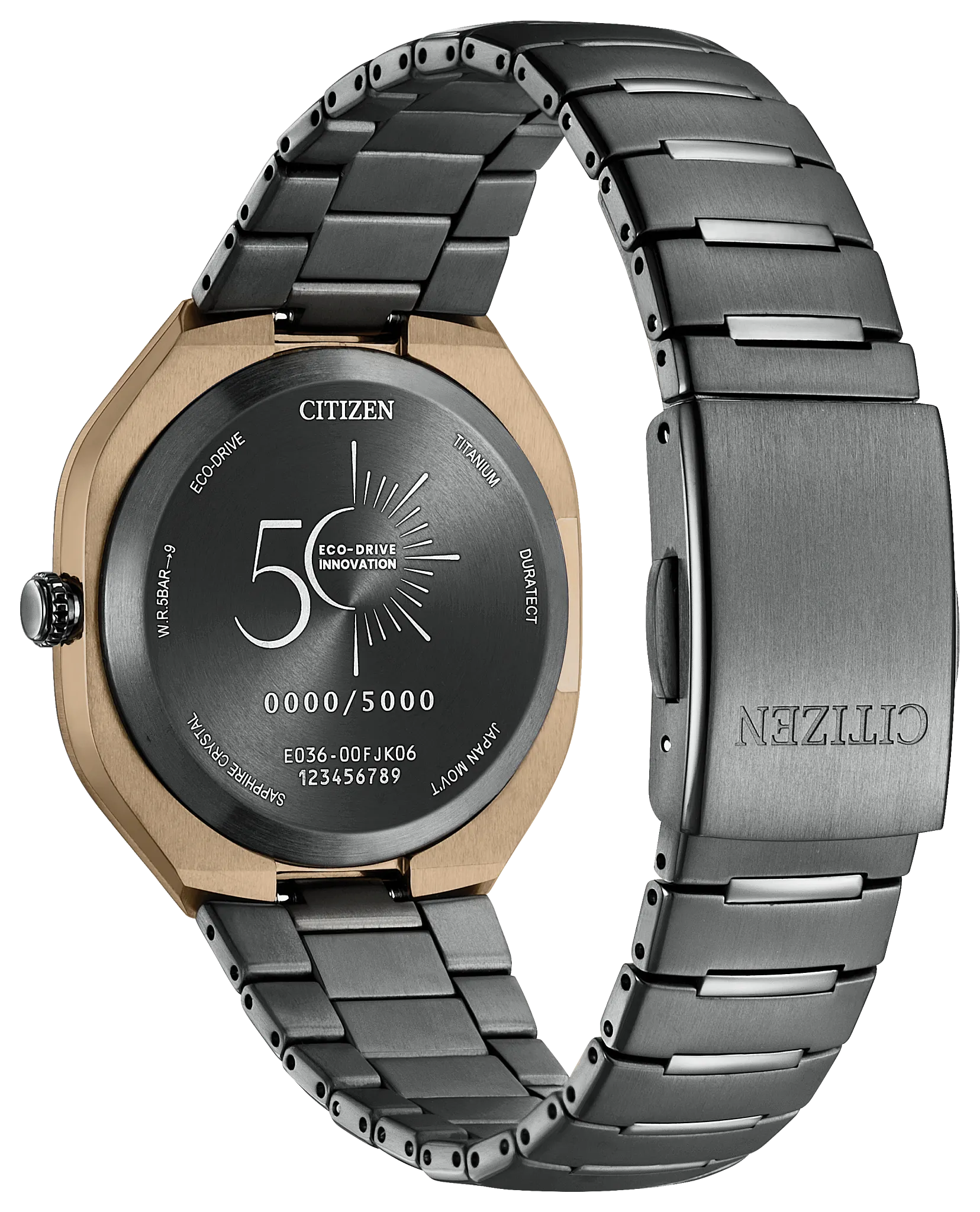 Eco-Drive PHOTON Black Dial Super Titanium with DLC Coating